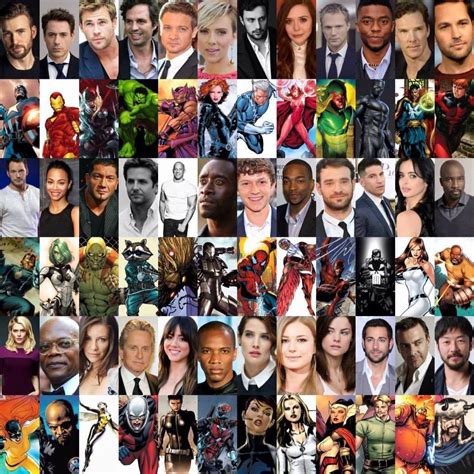 List of Marvel Cinematic Universe film actors